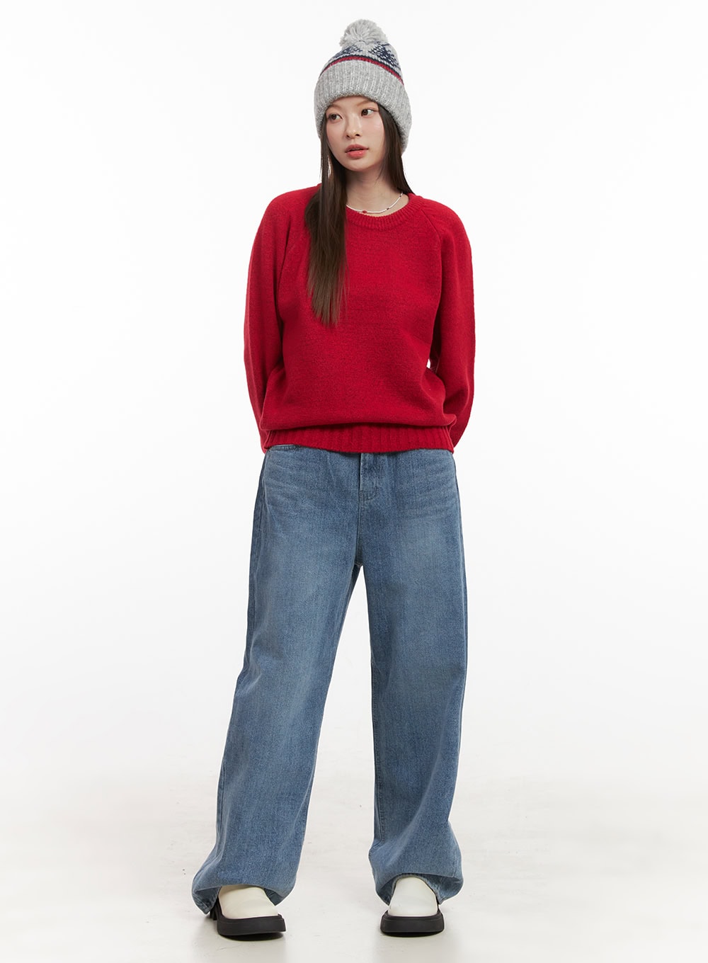 Mandy Washed Wide Leg Jeans OD418