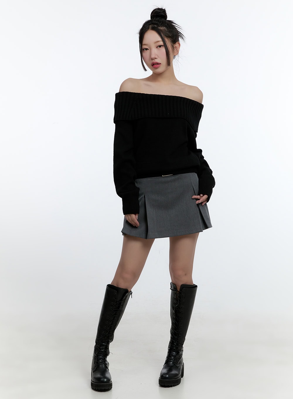 Pleated Mini Skirt CD424