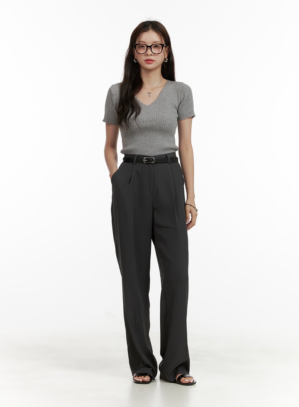 Oval Buckle Belt OU411