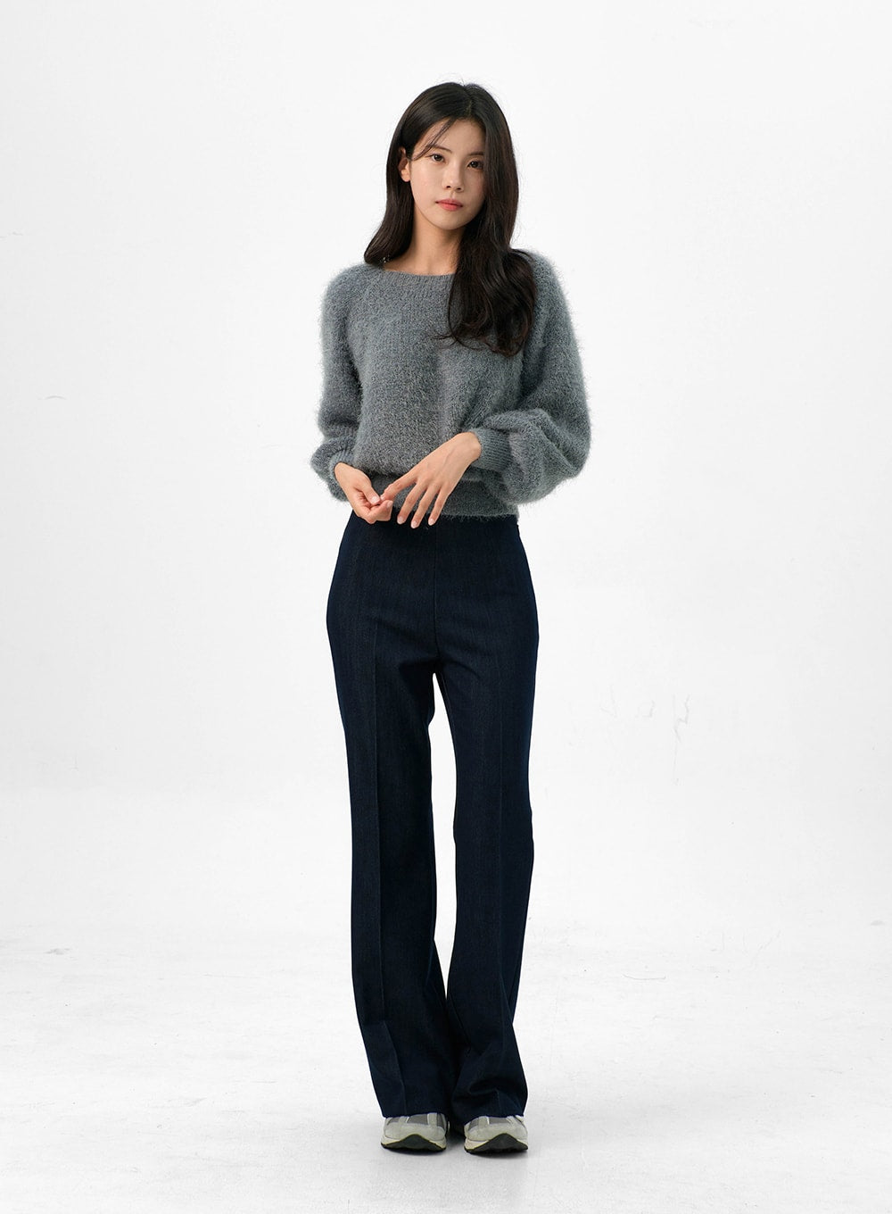 Fuzzy Off-Shoulder Sweater OG327