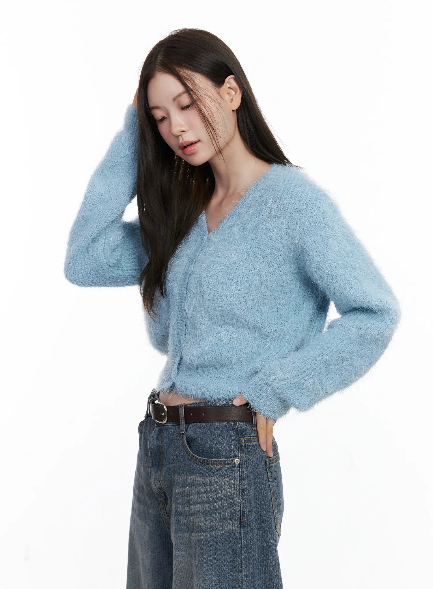 Soft Knit Crop Cardigan CO503