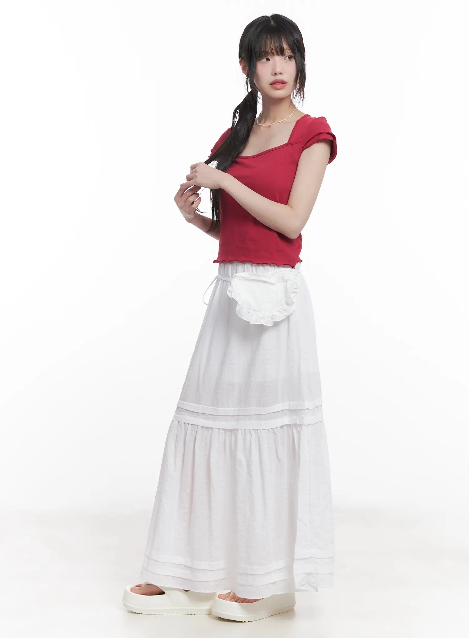 Square Neck Crop Top CU519