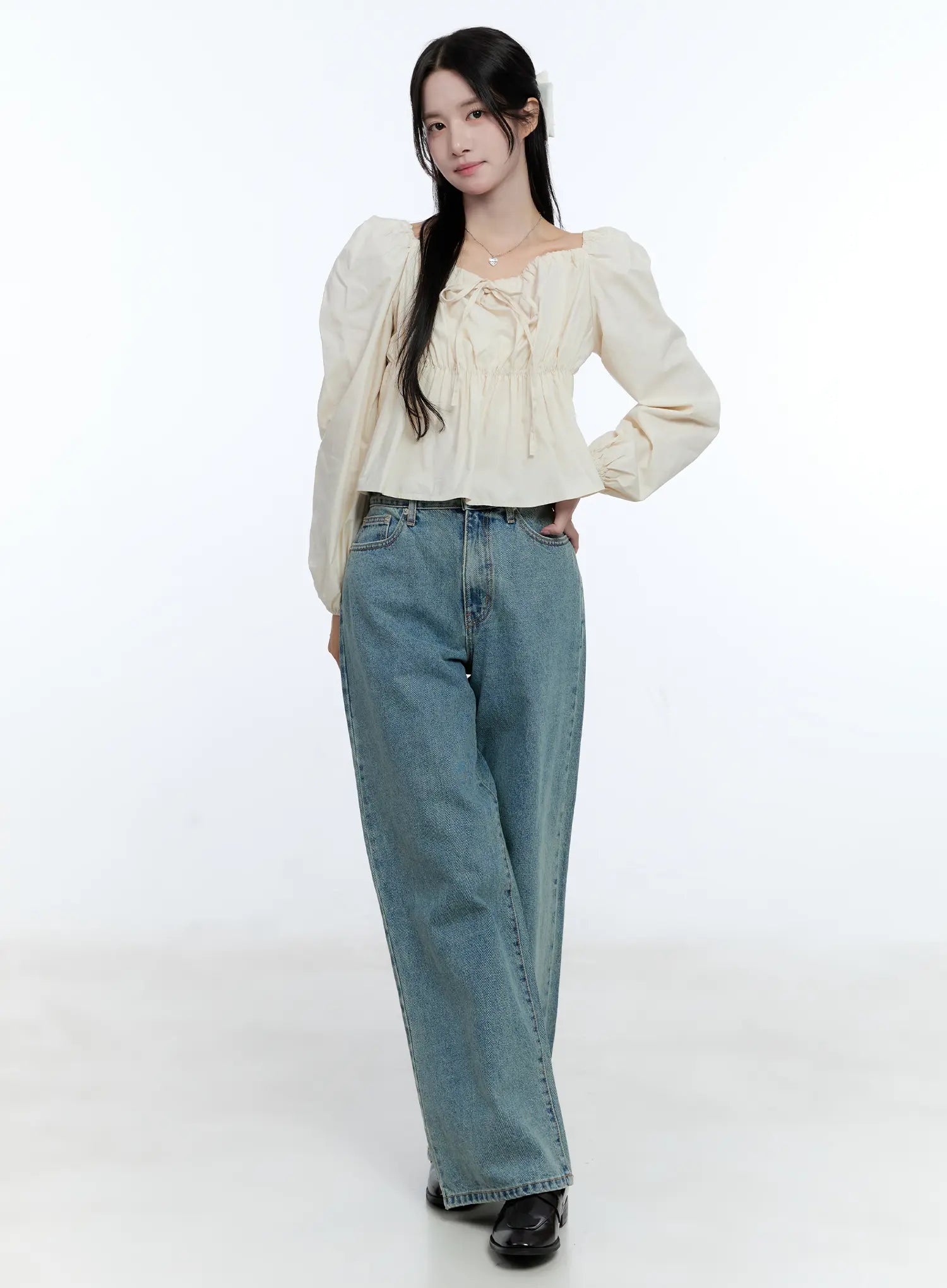Lina Wide-Leg Jeans CG513