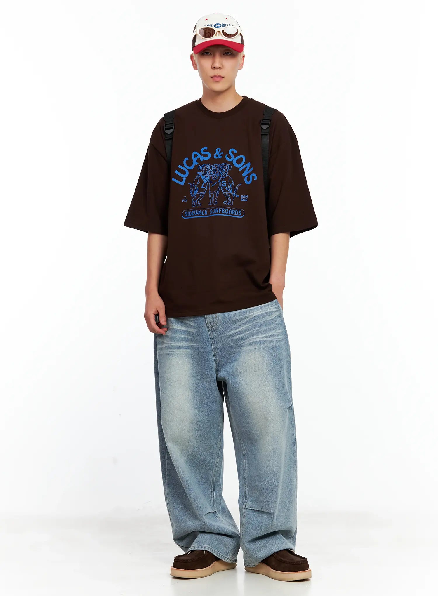 Men's Lucas Graphic Oversized Tee IL514