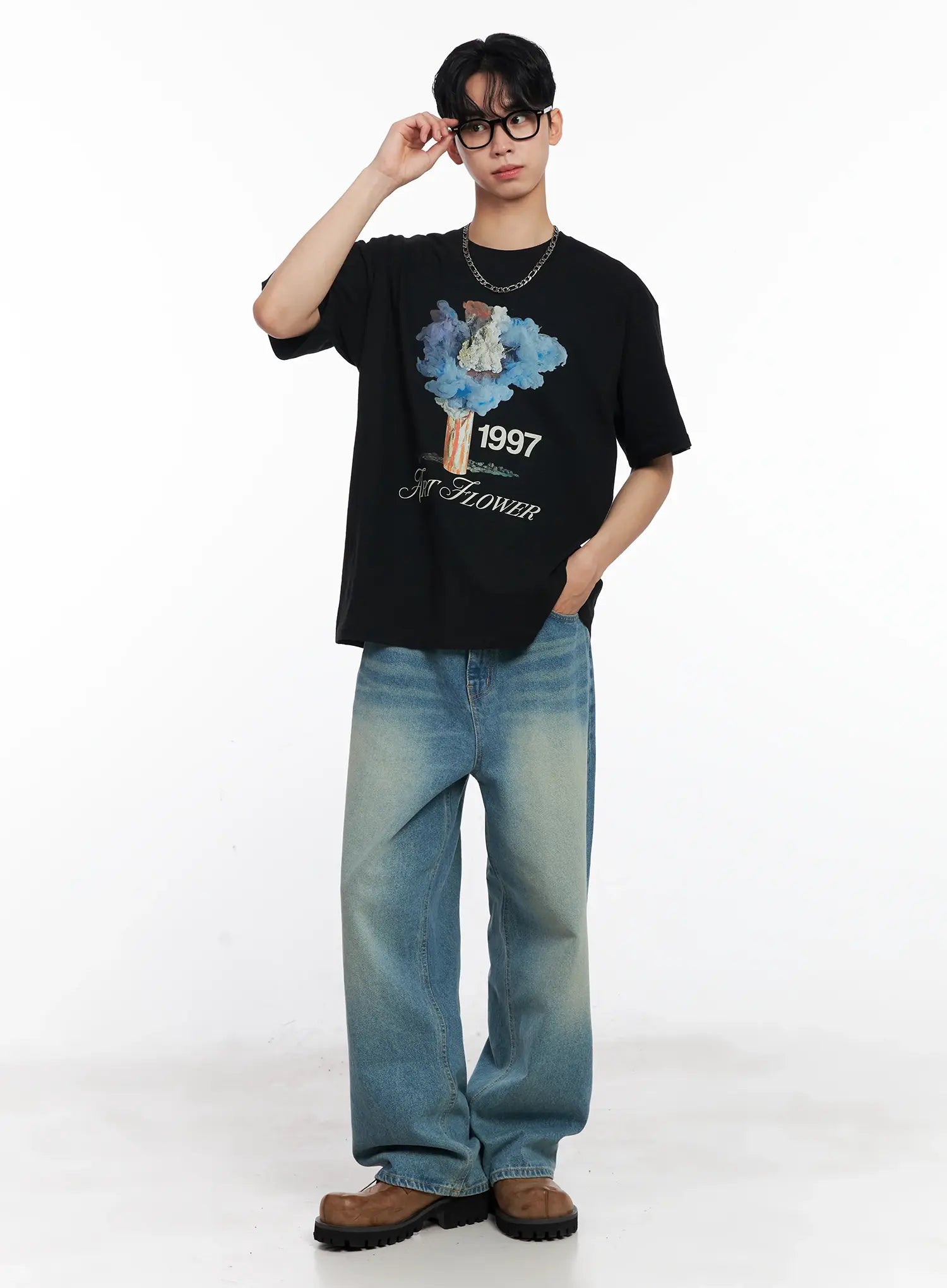 Men's Relaxed Light Blue-Wash Jeans IL501