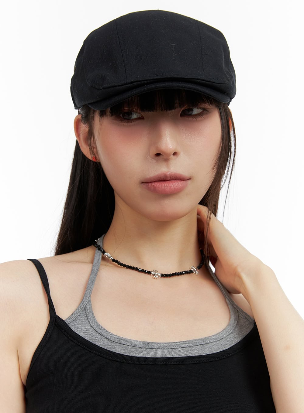 Beaded Cross Necklace CL422