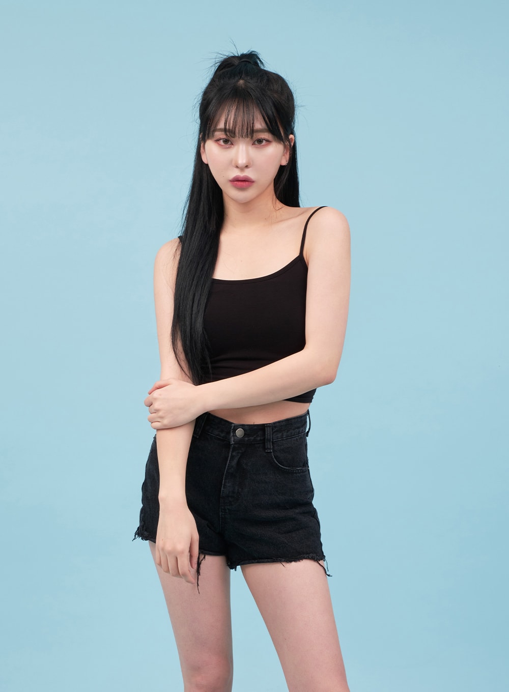 Basic Cropped Cami Top CA07