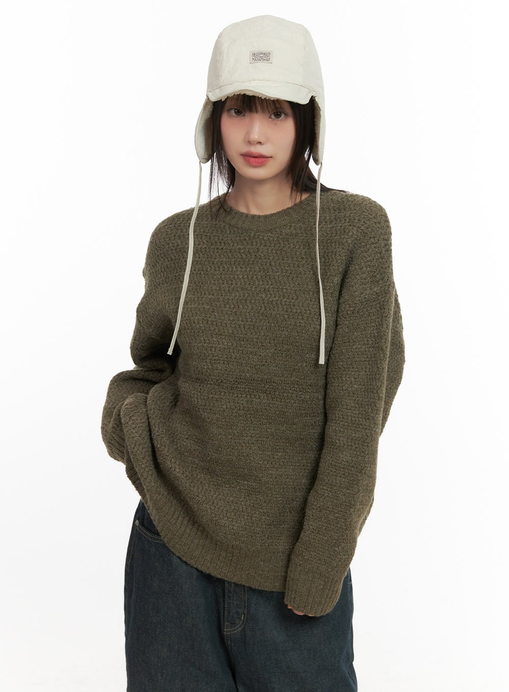 Oversized Mohair-Blend Sweater CD425
