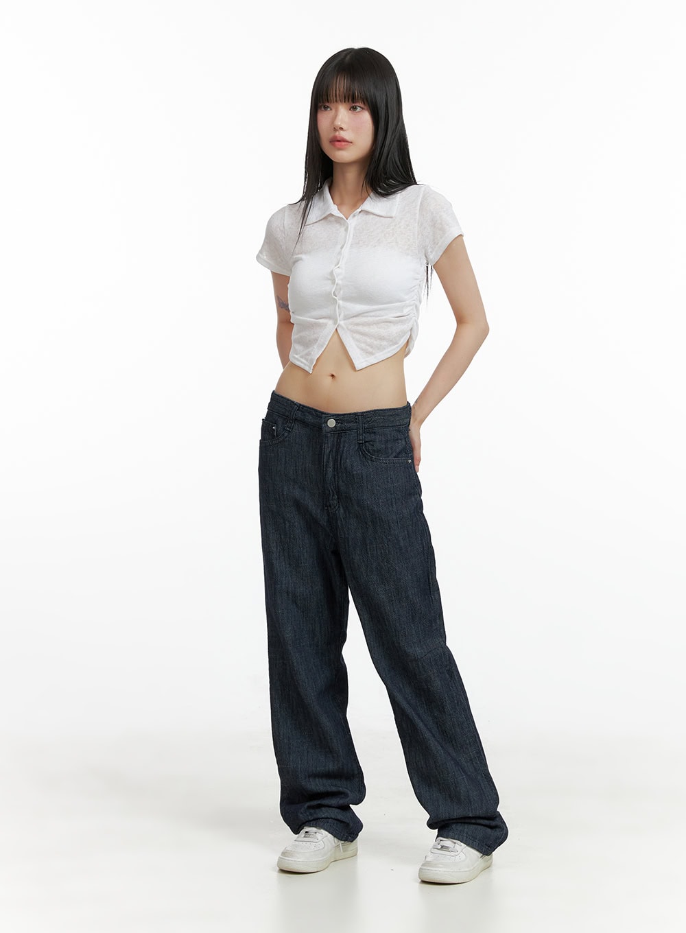 Low Waist Loose Fit Baggy Jeans CL403