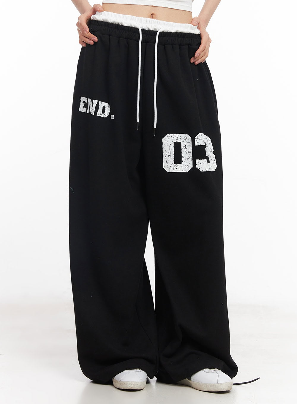 Sporty Layered Sweatpants CY528