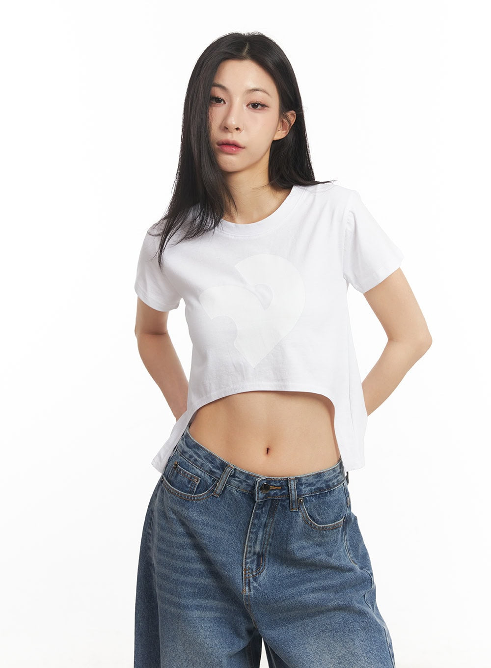 Graphic Baby Crop Tee CA503