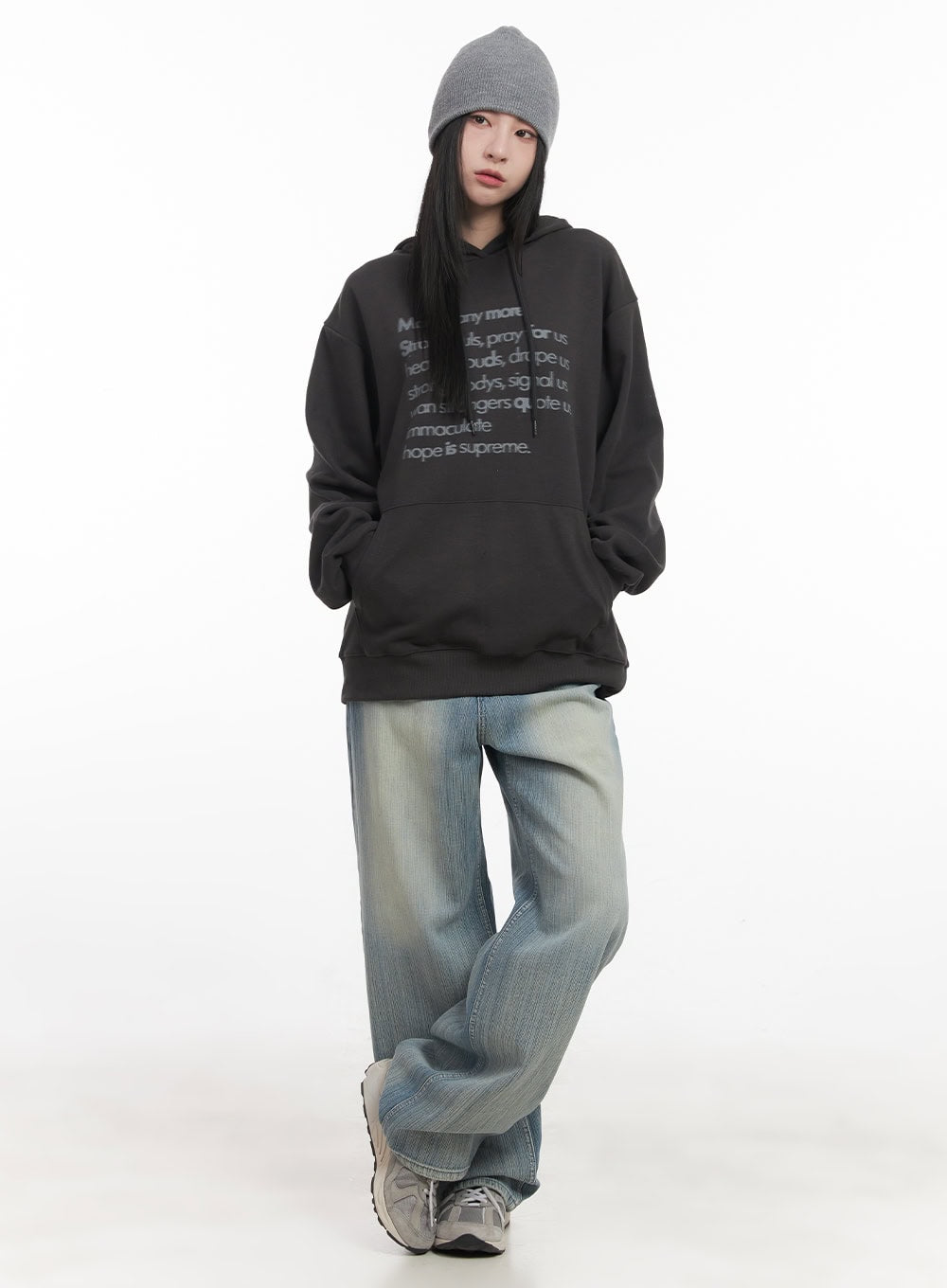 Graphic Oversized Hoodie CF514