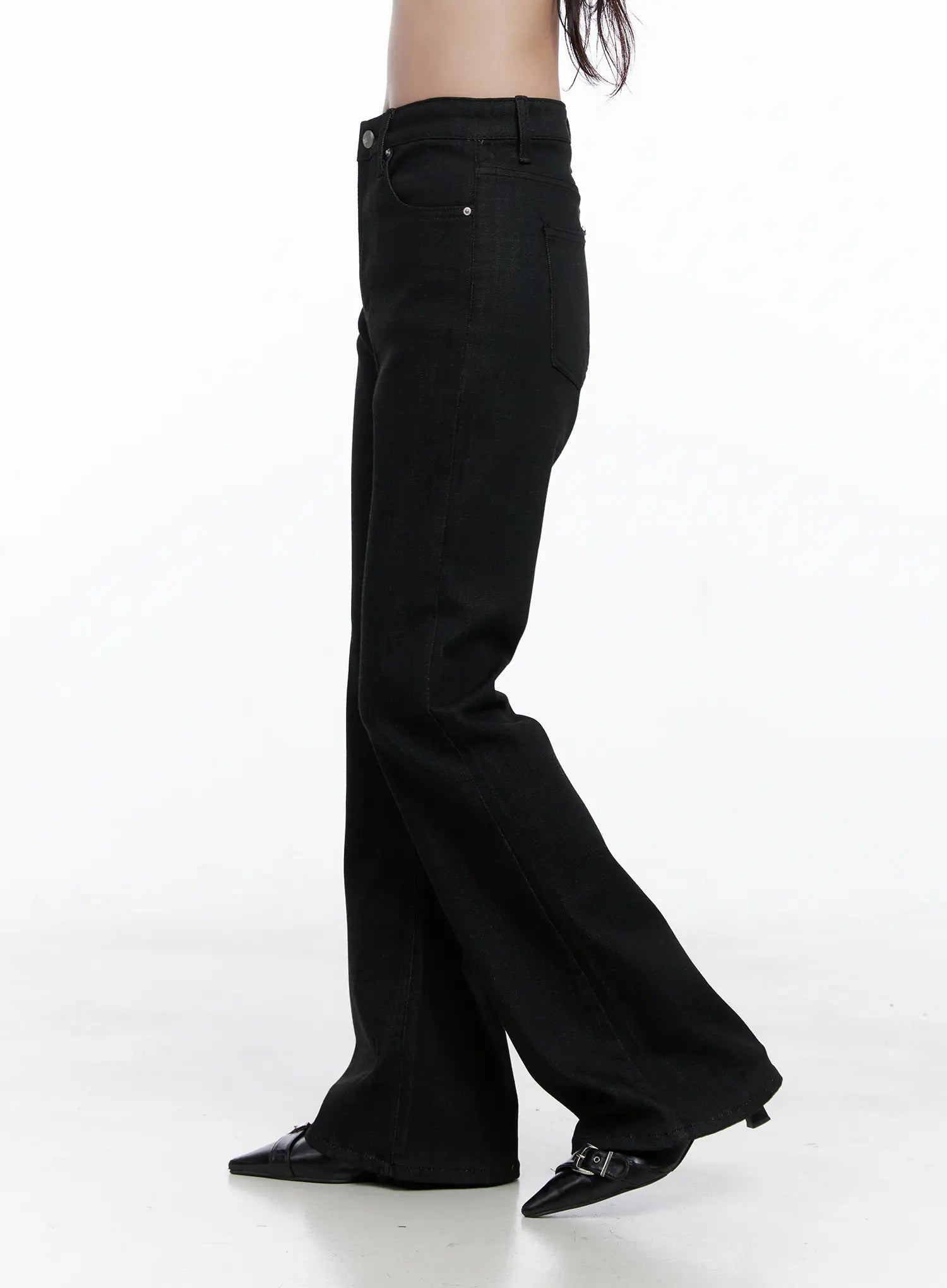 Elli High Waist Slim Fit Bootcut Jeans CS523