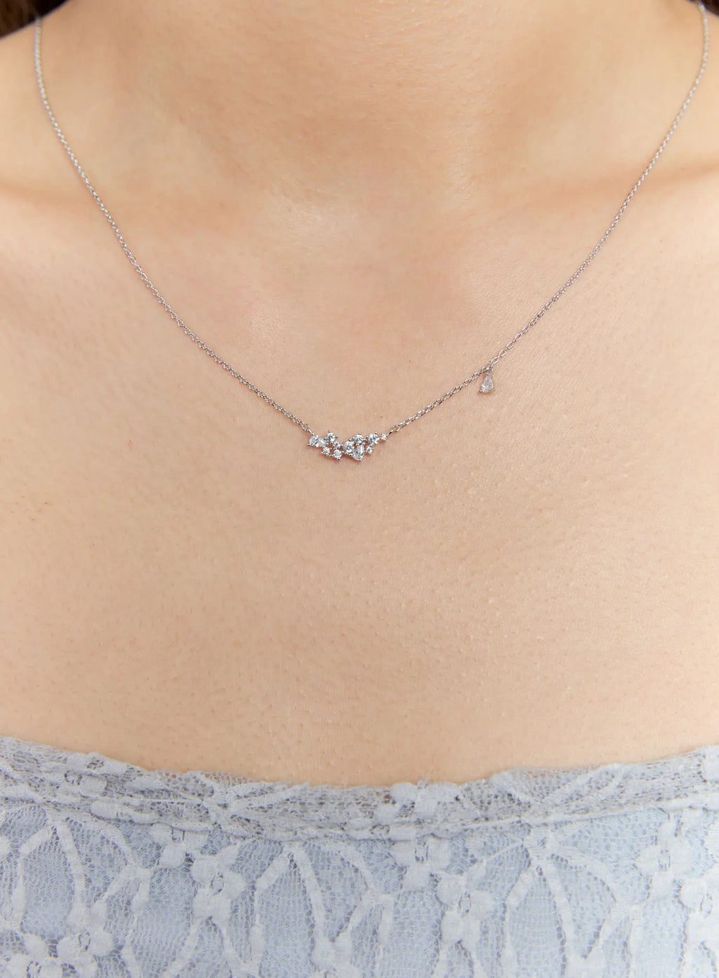 Mini Cluster Shine Necklace IS517