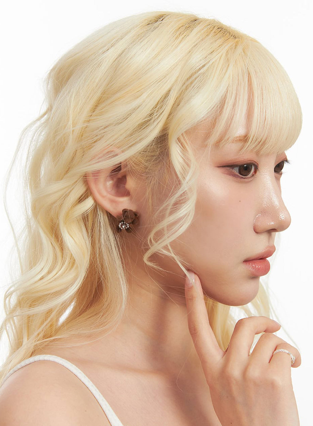 Dazzling Brown Bear Earrings IF527