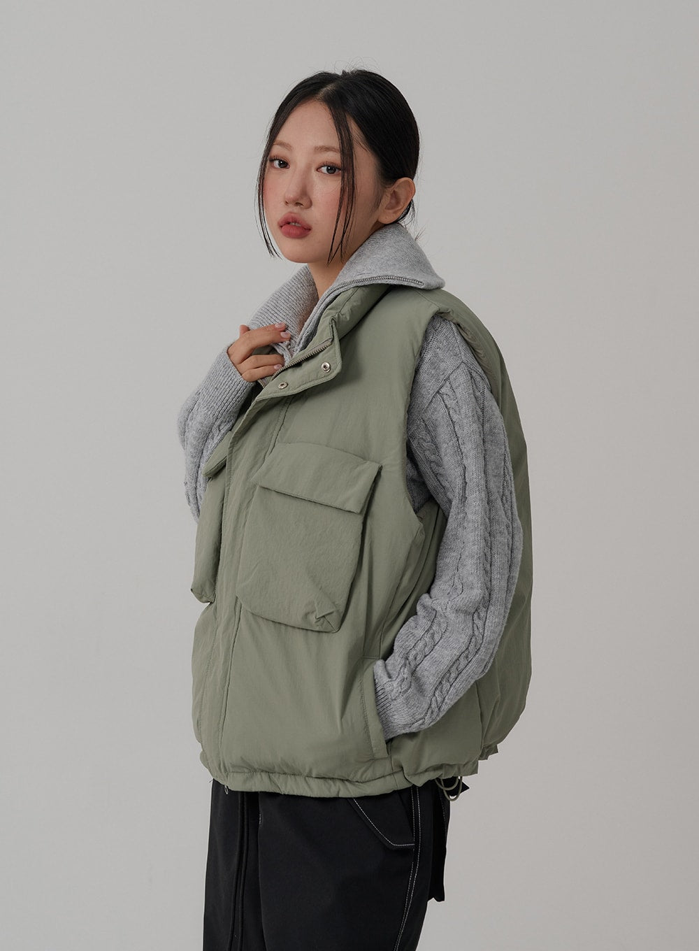 Pocket Puffer Waistcoat Unisex CN01