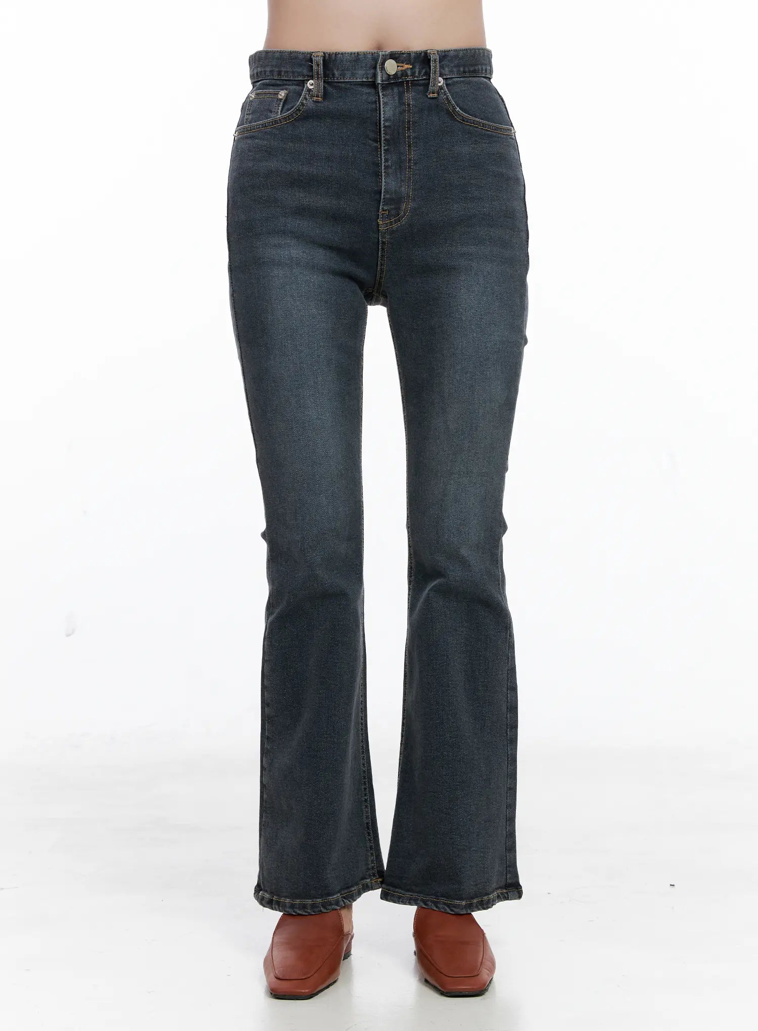 Amaya High Waist Bootcut Jeans CS523
