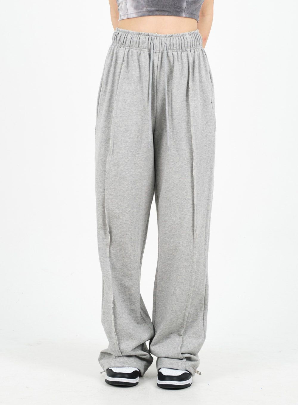 Drawstring Hem Sweat Pants CM9