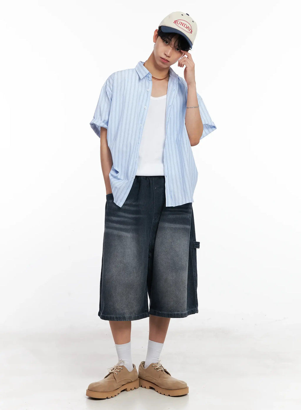 Men's Washed Jorts IL504