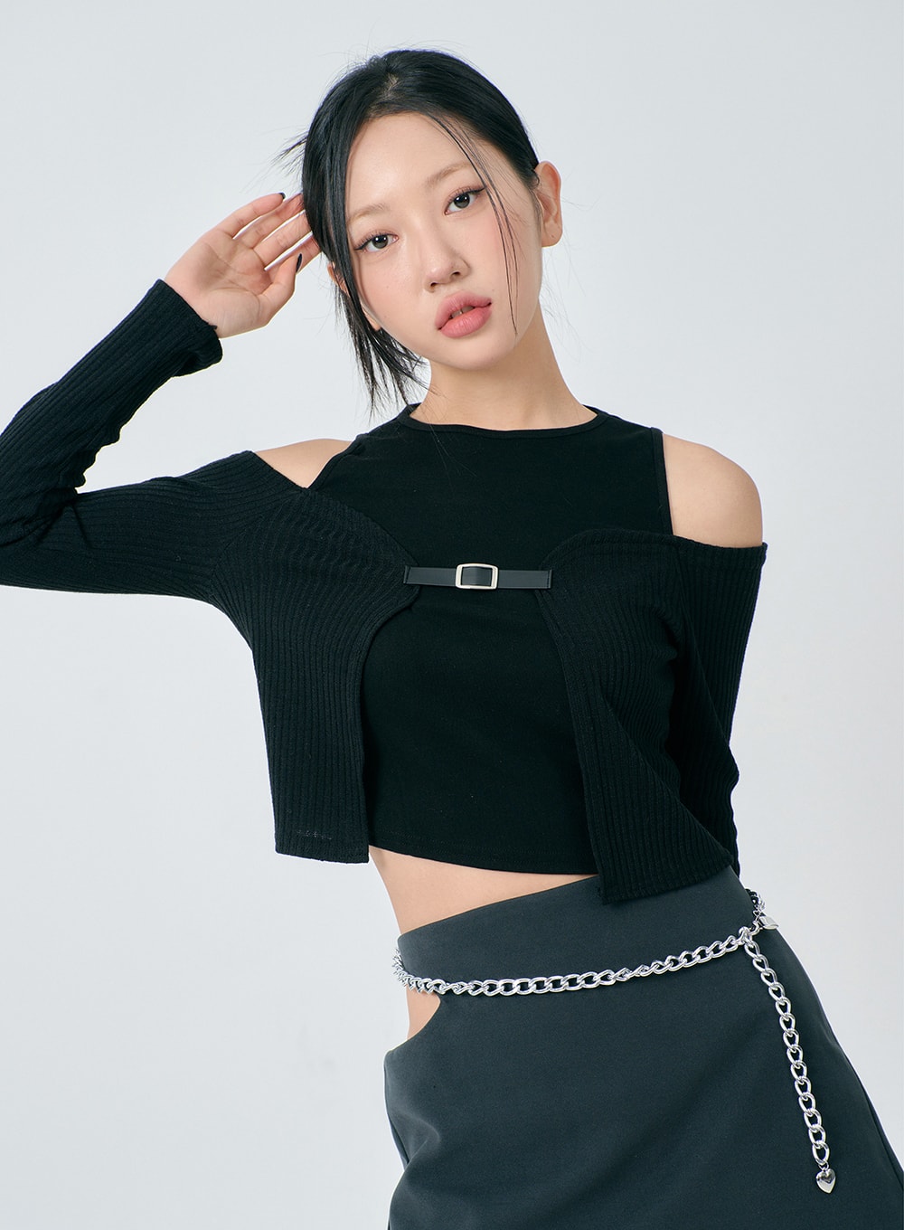 Heart And Padlock Chain Belt BD23