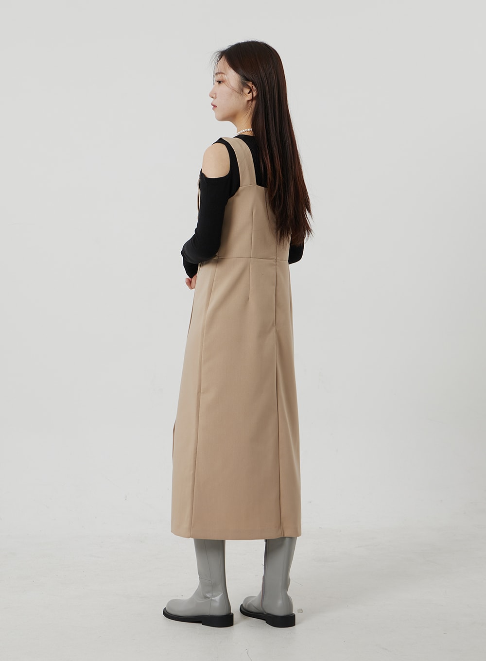 Wrapped Button Maxi Dress OF307