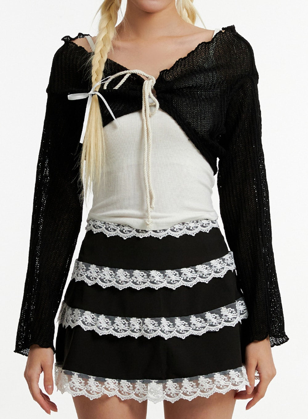 Tie Mesh Bolero ID315