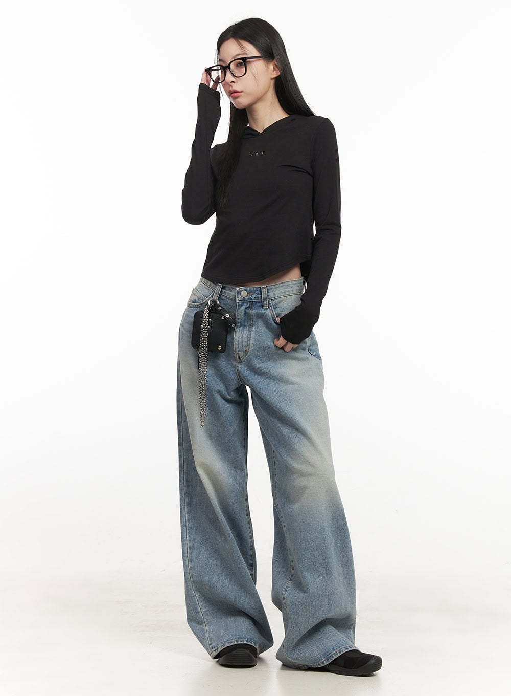 Chic Stud Slim-Fit Hoodie CF513