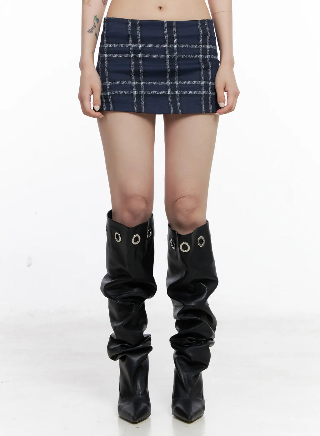 Plaid Mini Skirt CS510