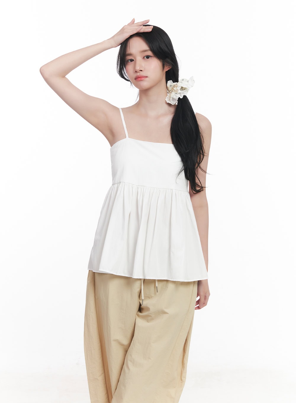 Ribbon Flare Cami Top CY523