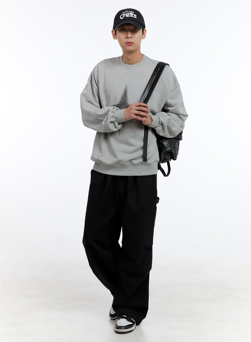 Men's Cozy Cotton Crewneck Sweatshirt IG428