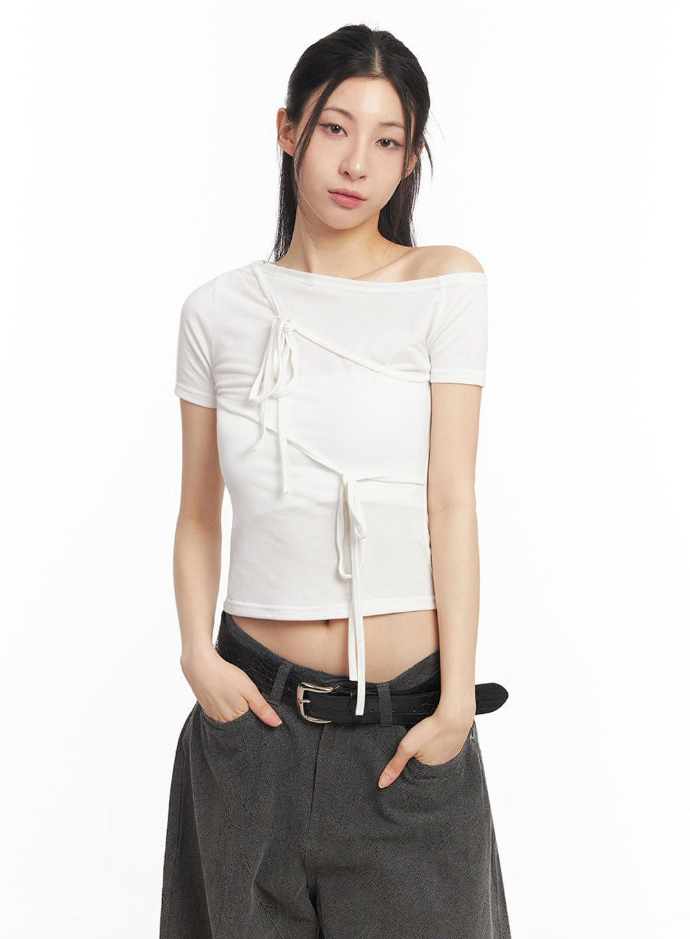 Classy Textured Buckle Belt IY529