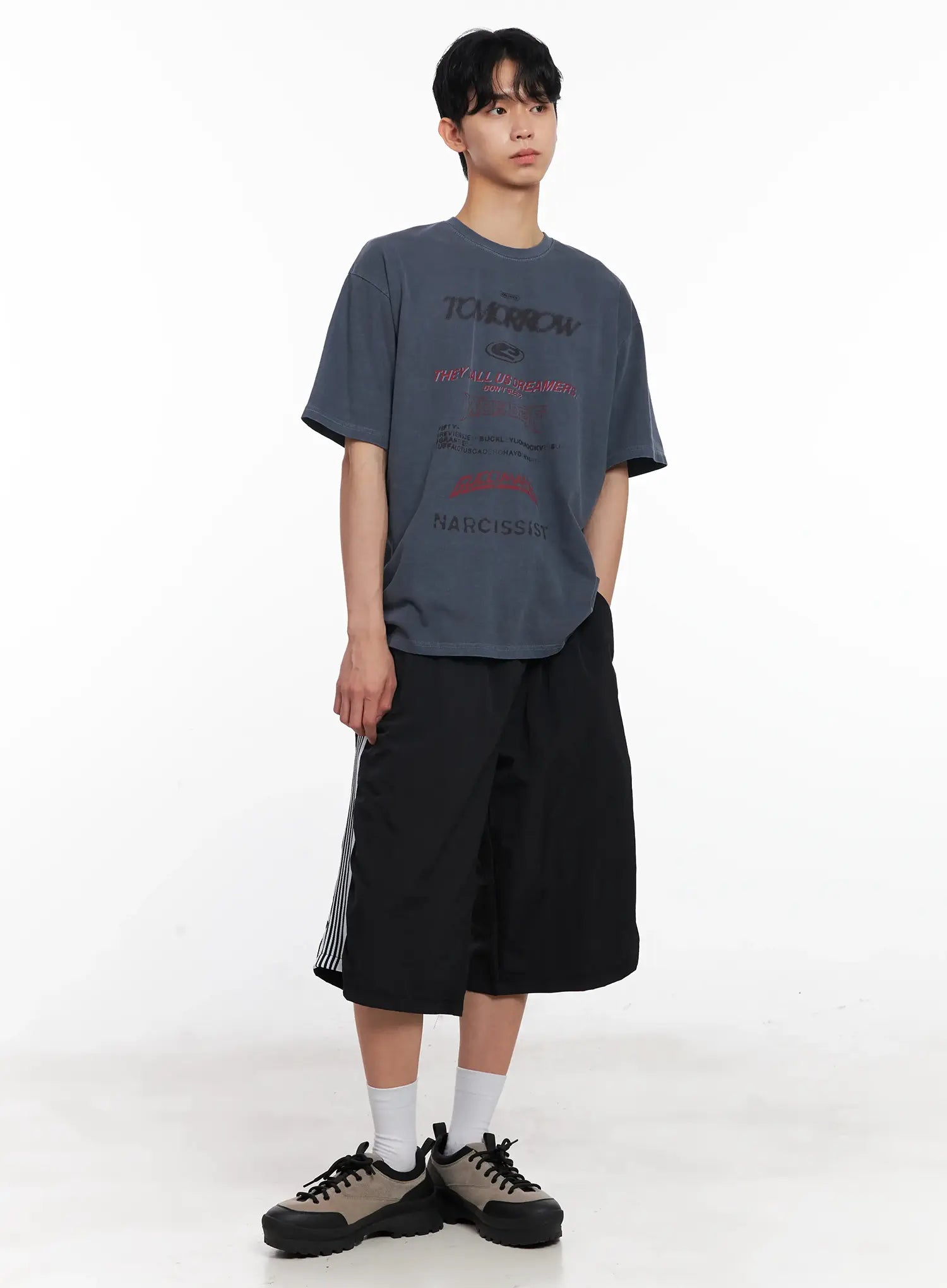 Men's Washed Graphic Tee IL501