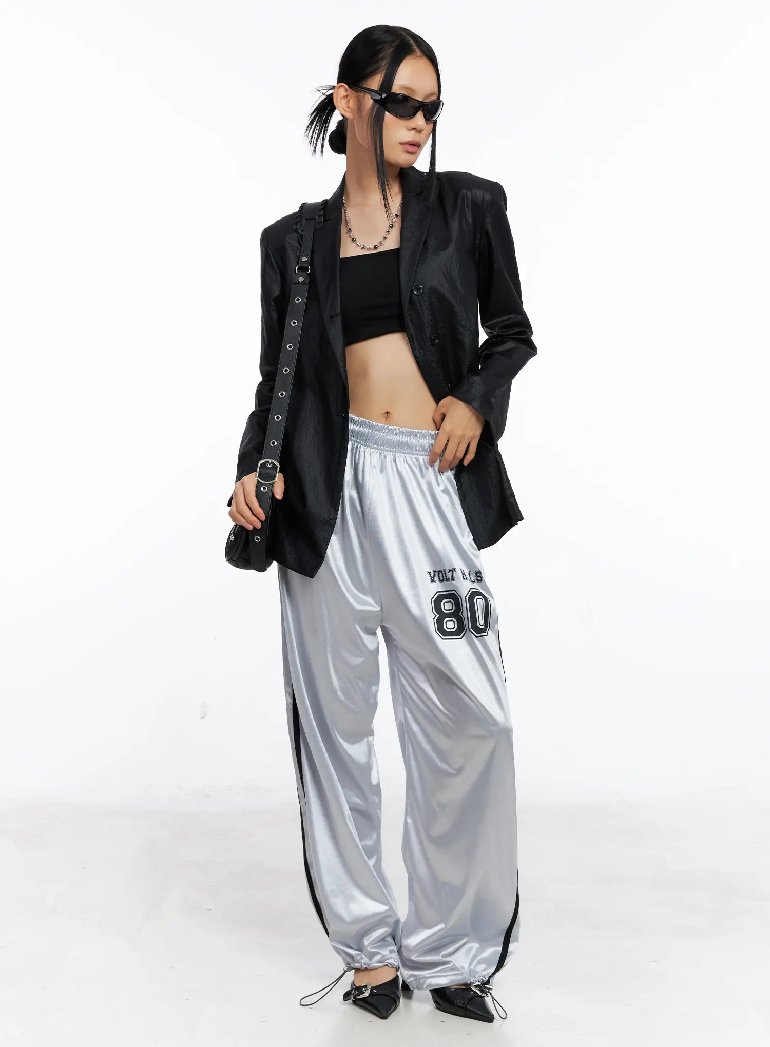 Essential Spaghetti Strap Crop Top CS511