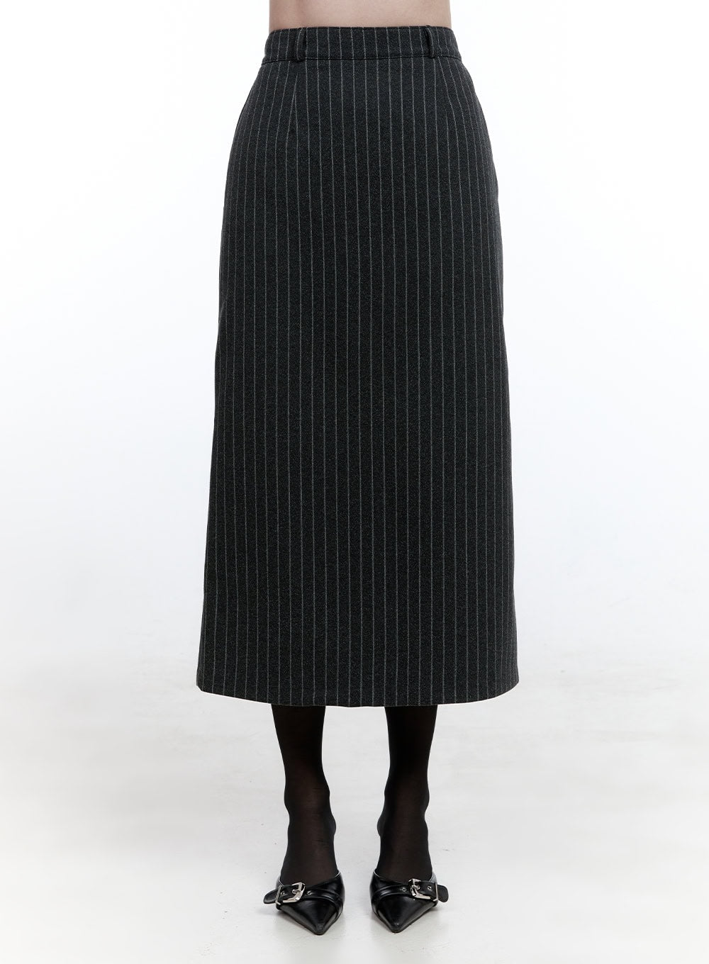 Maxi Stripe-Print Skirt OO429