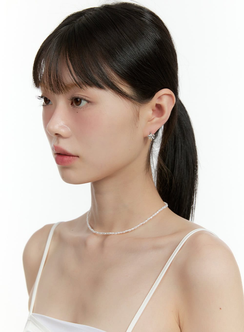 Single Ribbon Earrings IG406