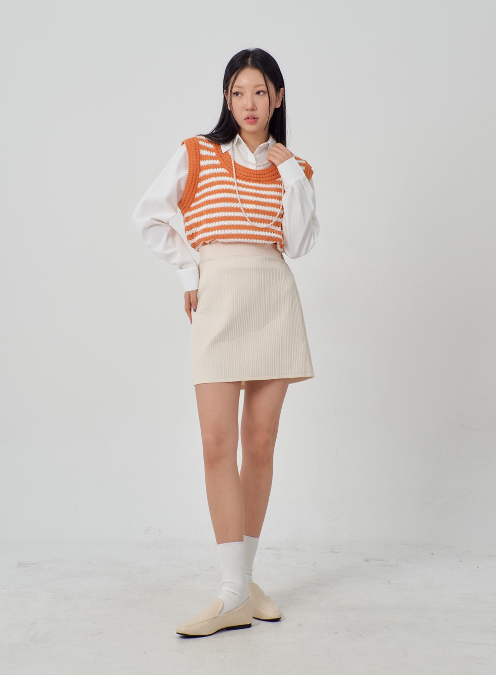 High Waist Mini Skirt IM315