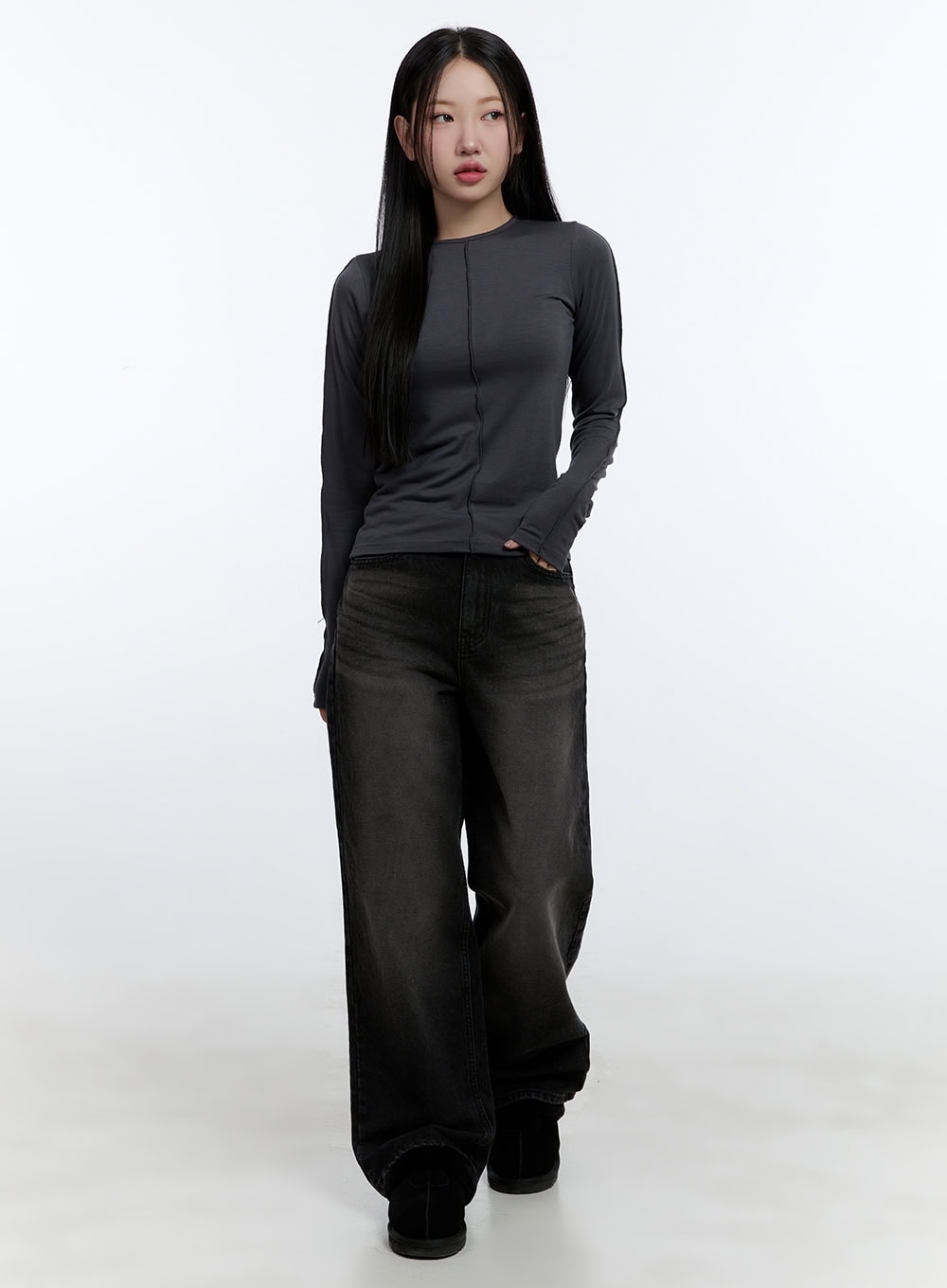 Emilia Cotton Wide Leg Jeans CD420