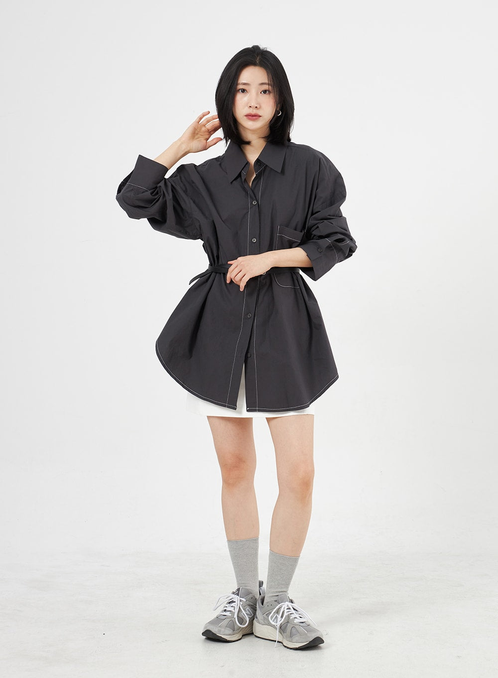 Cotton Oversized Shirt OA307