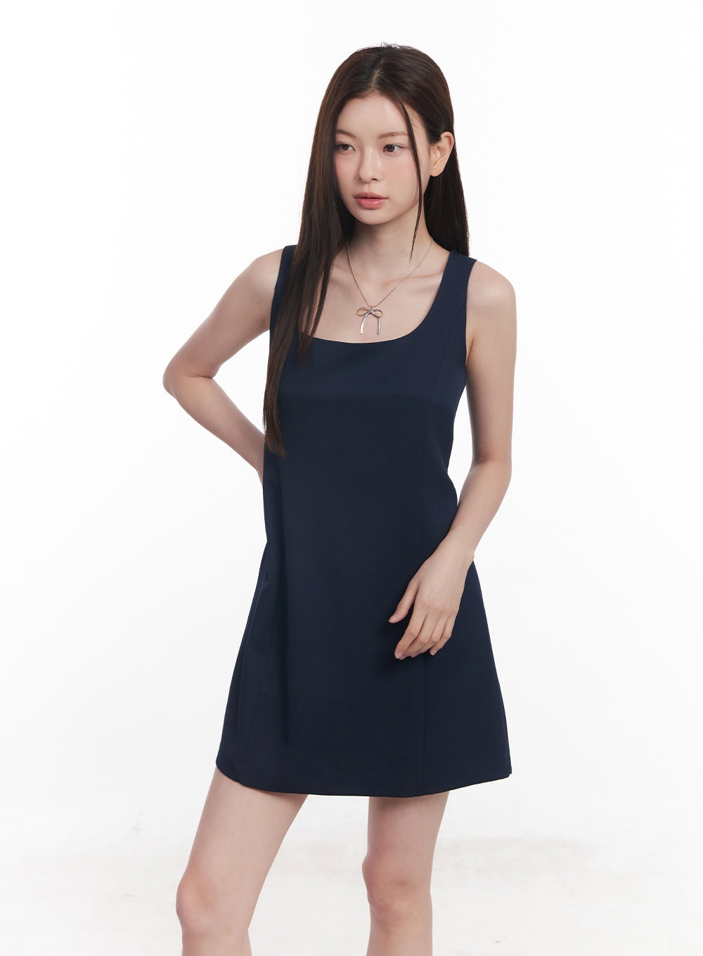 Essential Comfort Sleeveless Mini Dress CY515