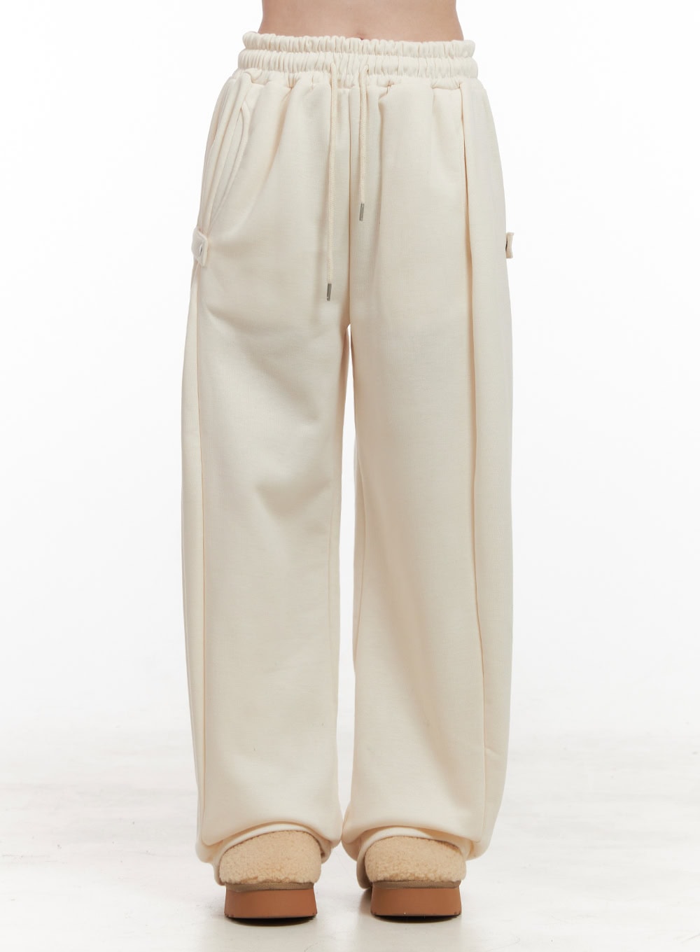 Chic Button Detail Sweatpants OD412