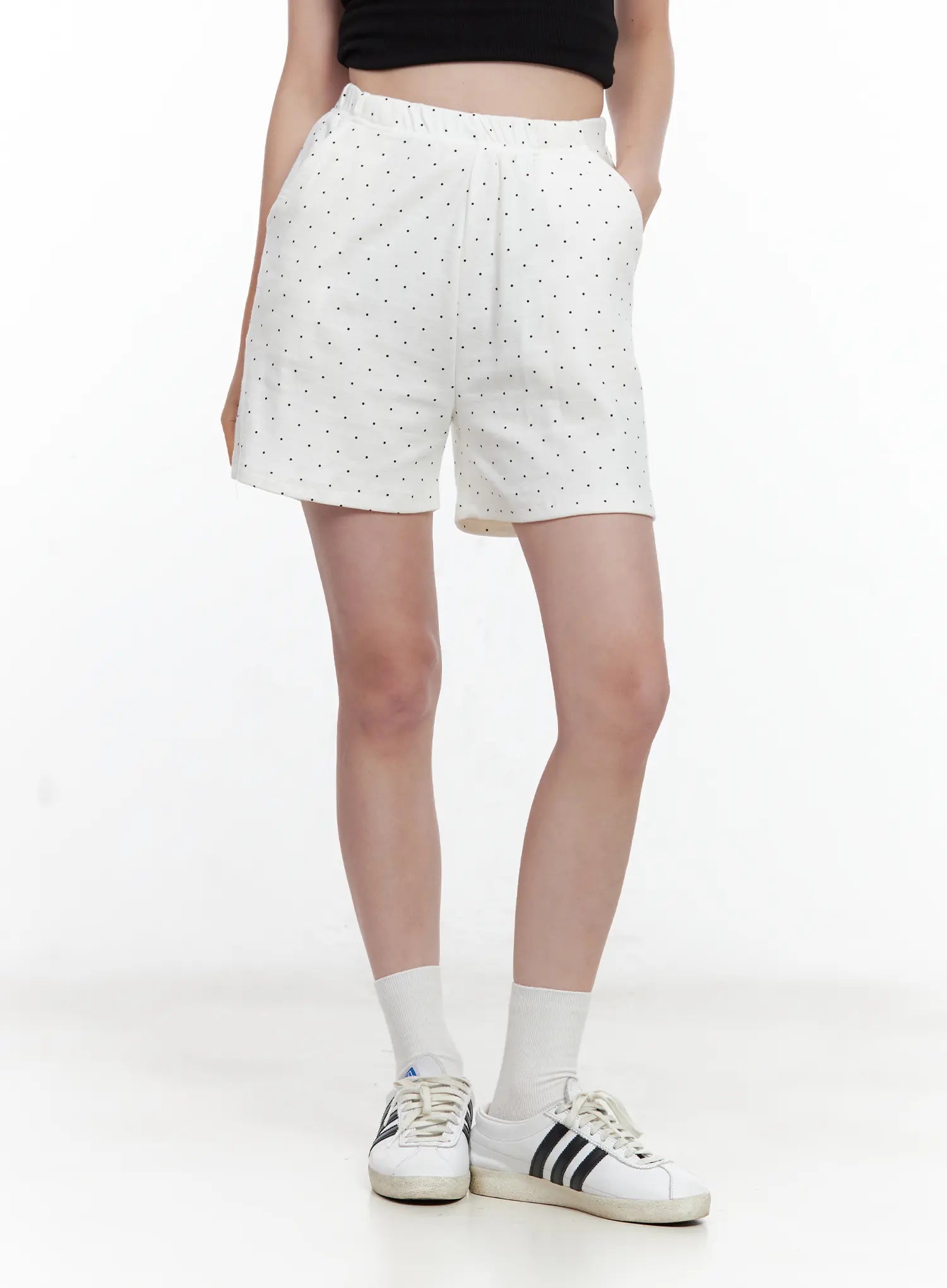Comfy Polka Dot Sweatshorts CL502