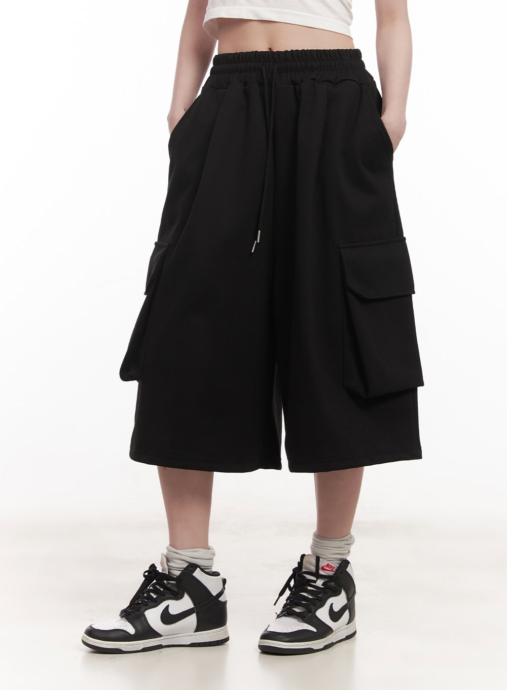 Cargo Oversized Bermuda Sweatshorts CM518