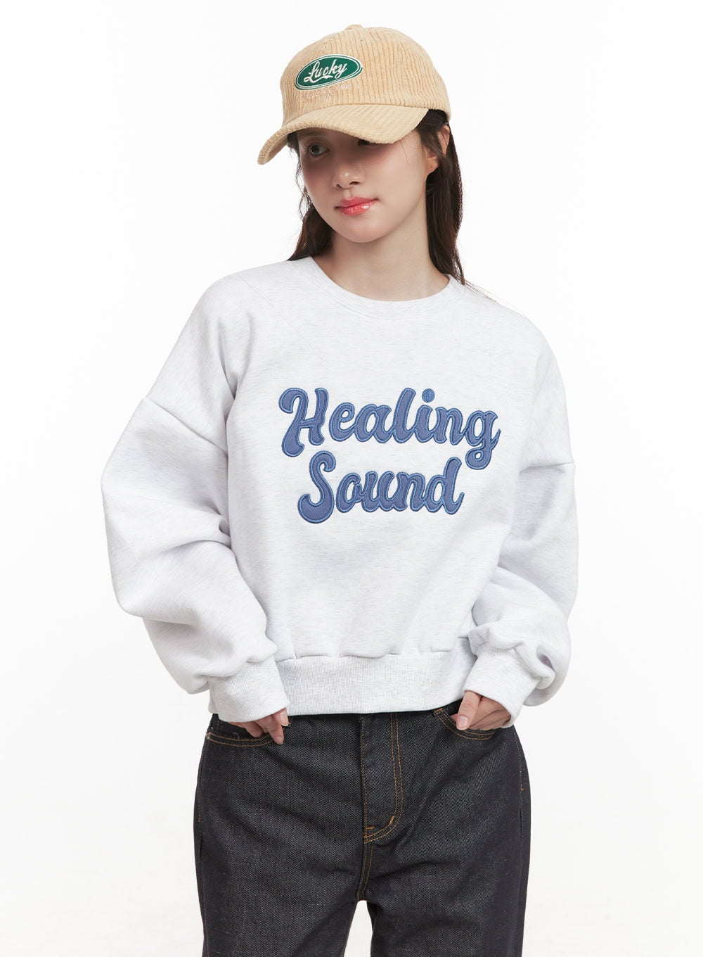 Corduroy Embroidered Hat CJ515