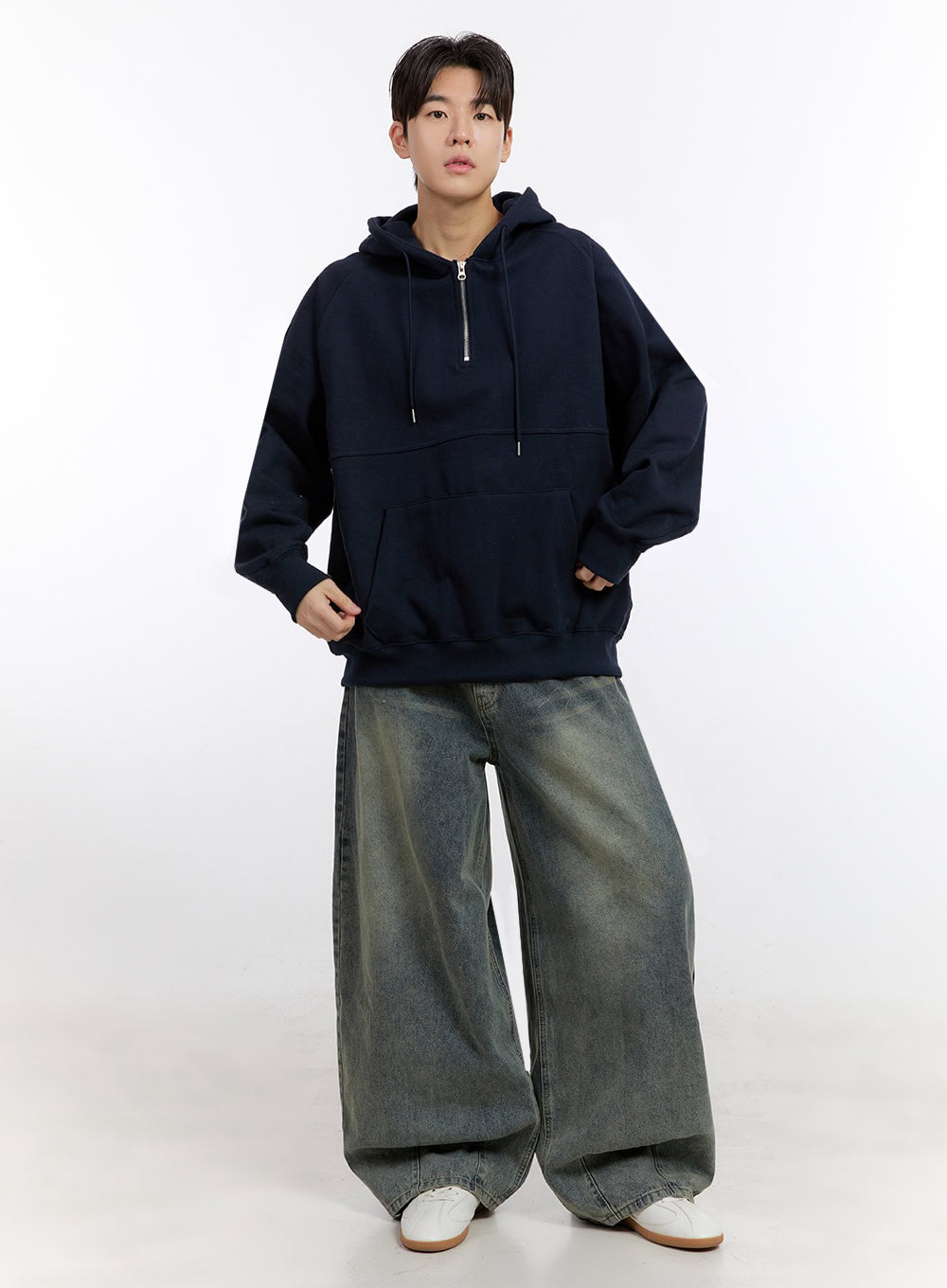 Men's Half-Zip Hoodie IM525