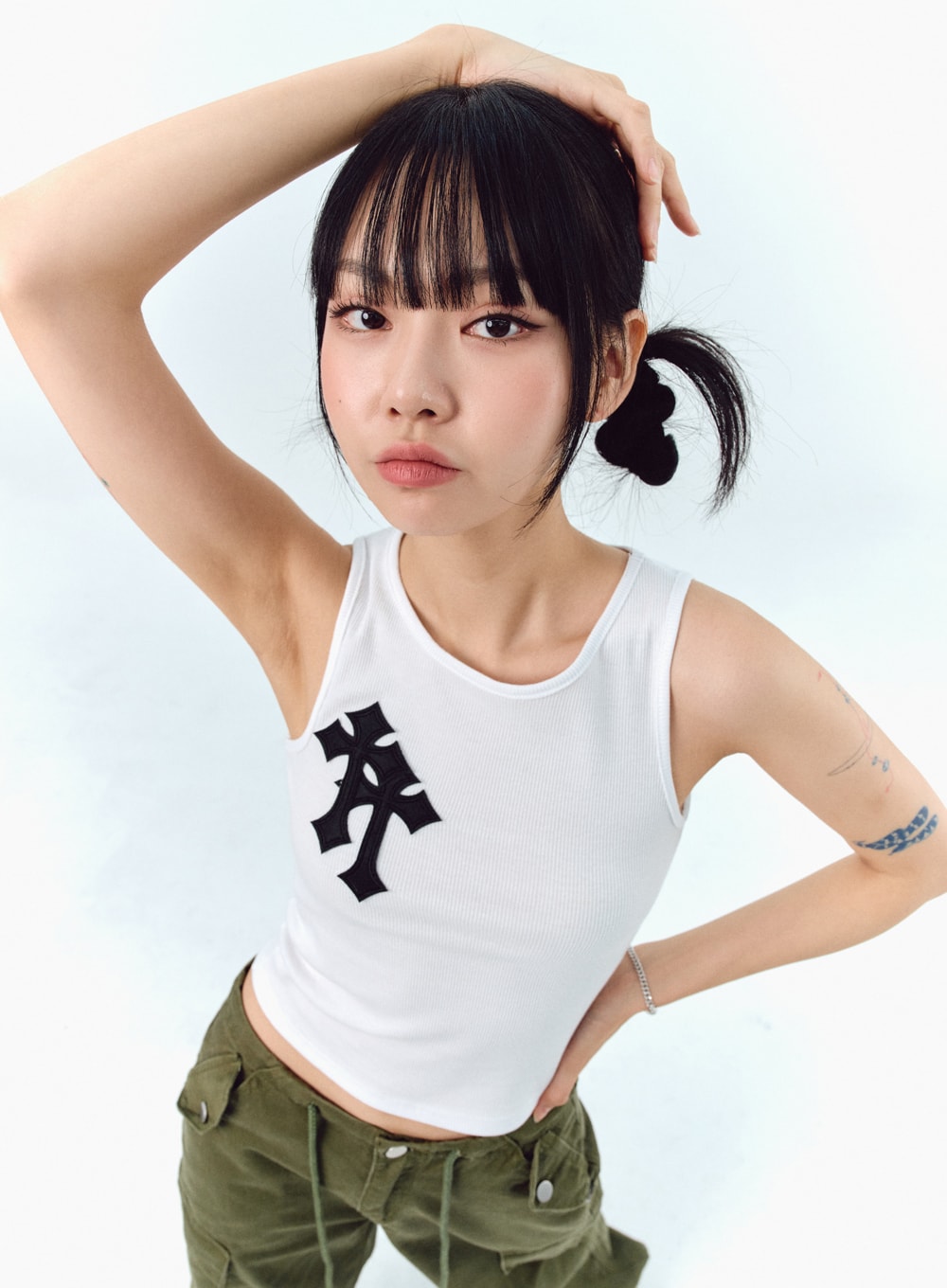 Cross Graphic Tank Top IL328