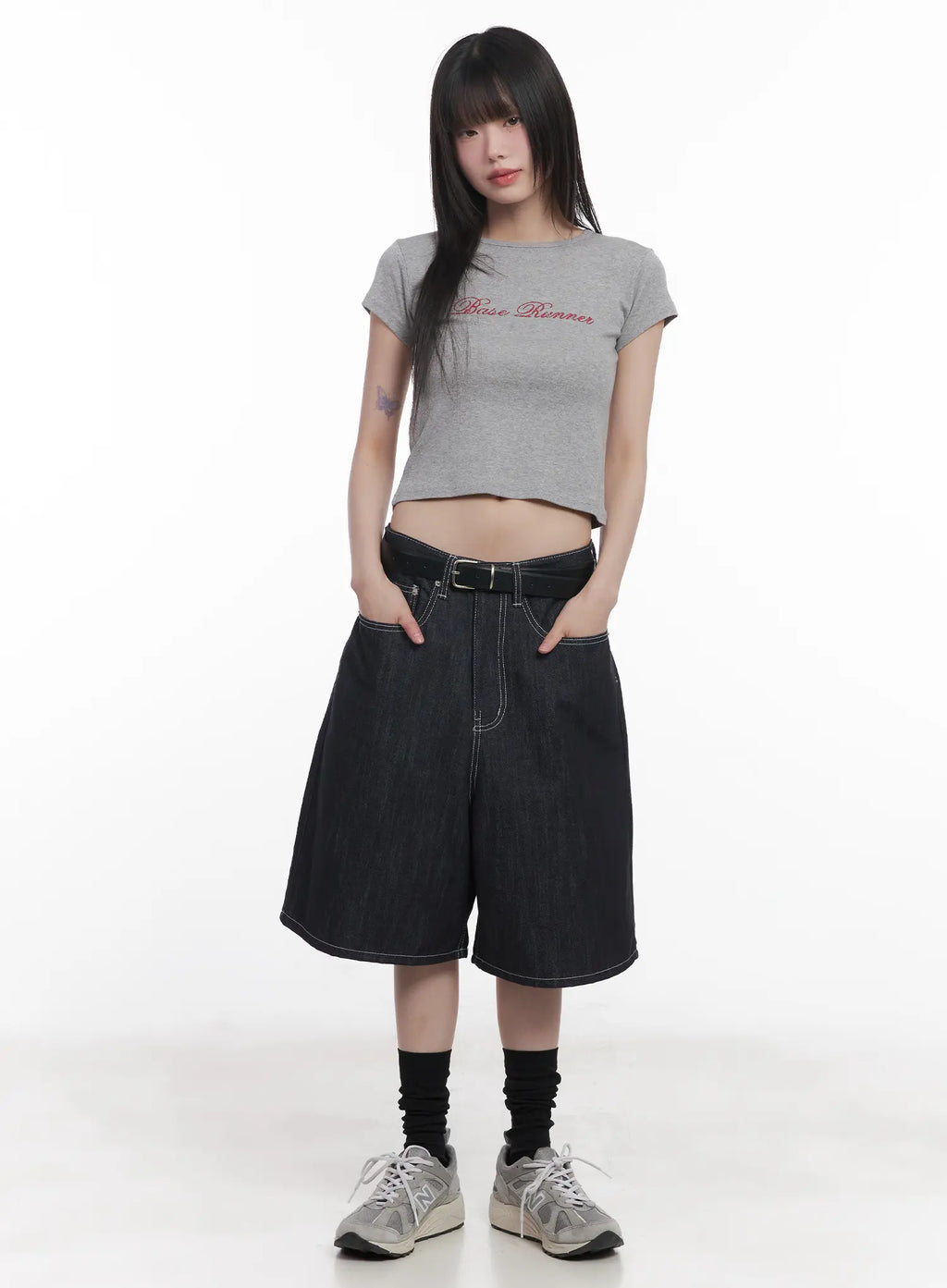 No-Fade Stitched Jorts CU519