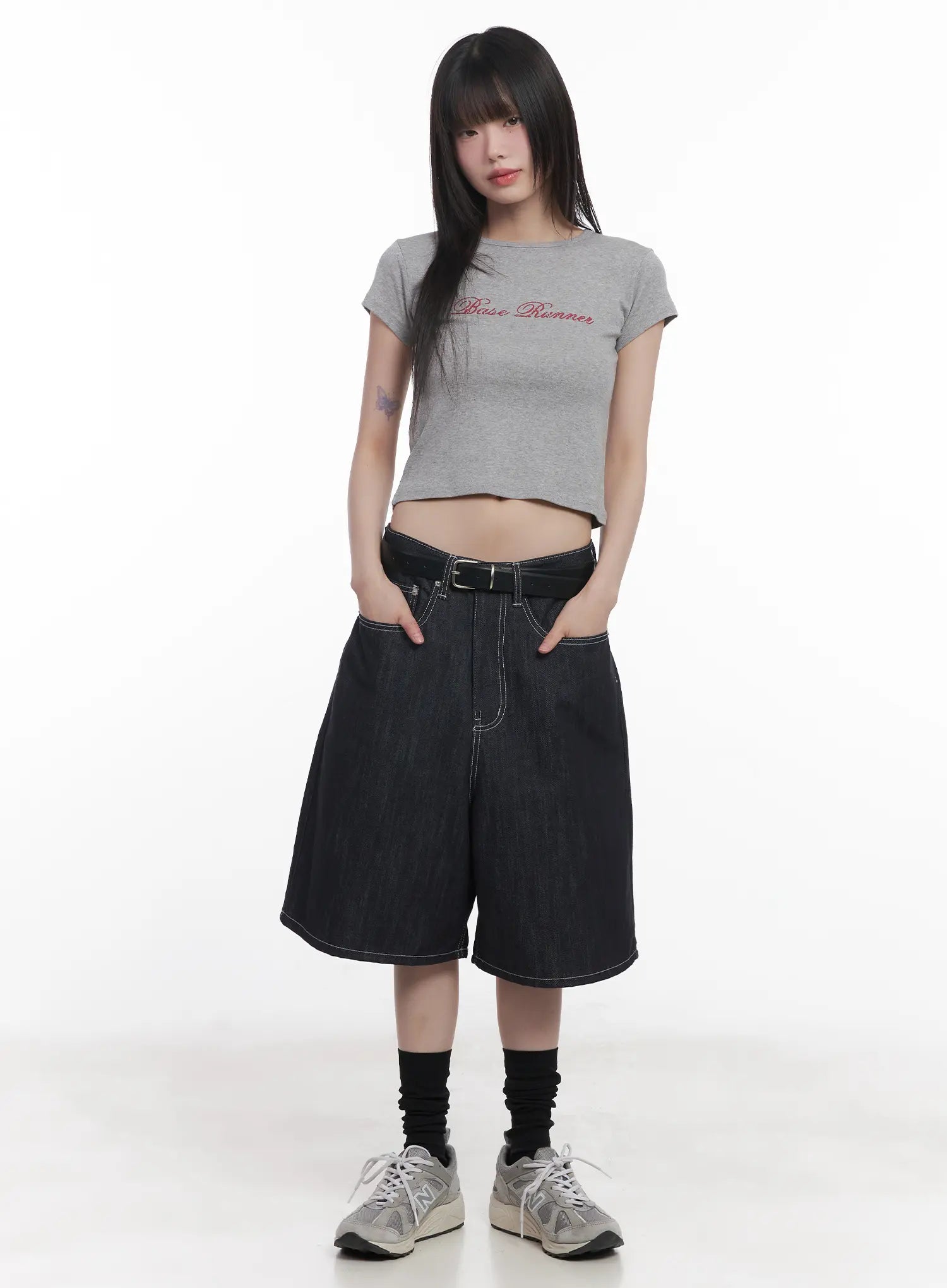 No-Fade Stitched Jorts CU519