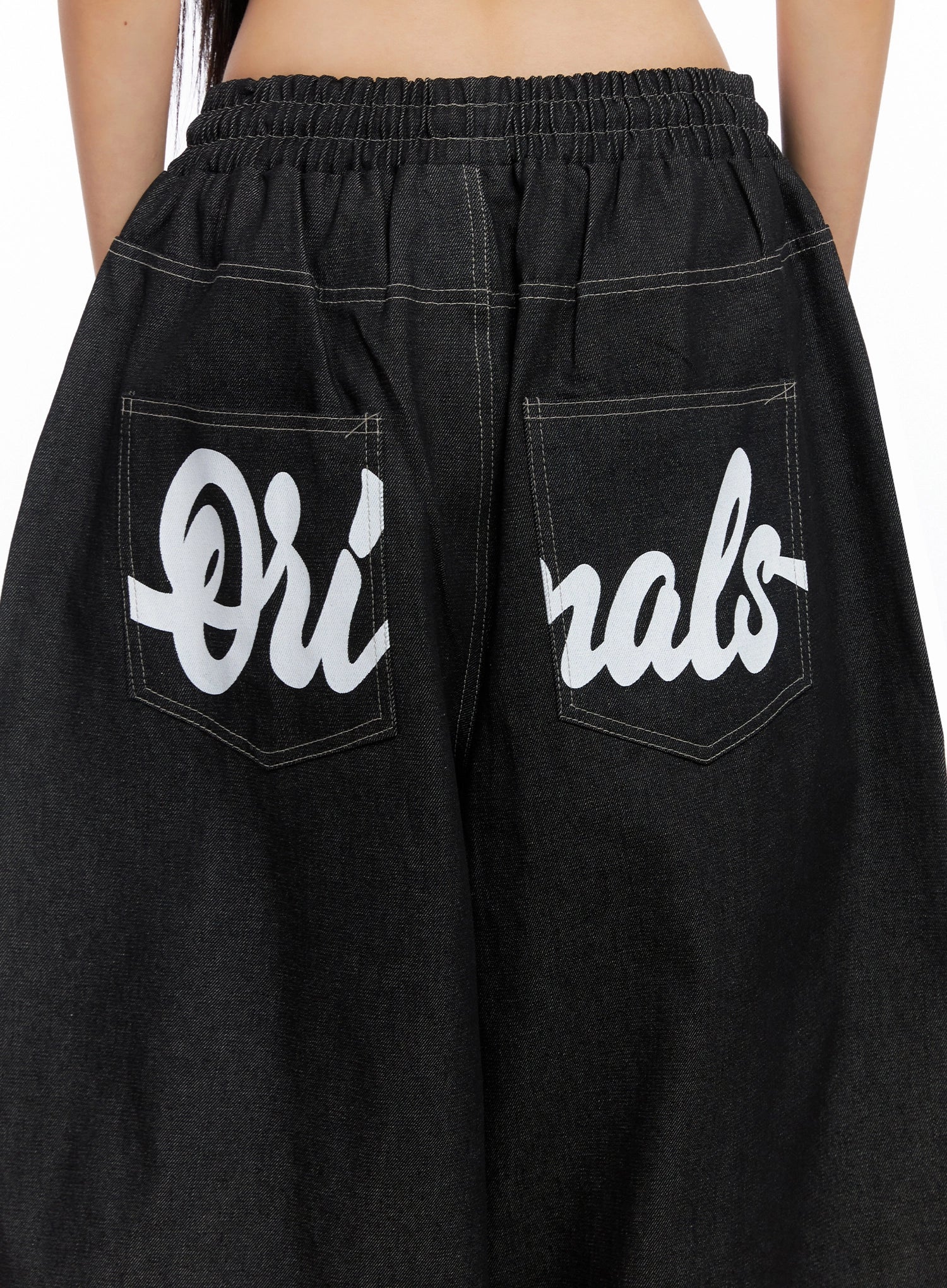 Ayra Graphic Baggy Jeans CO516