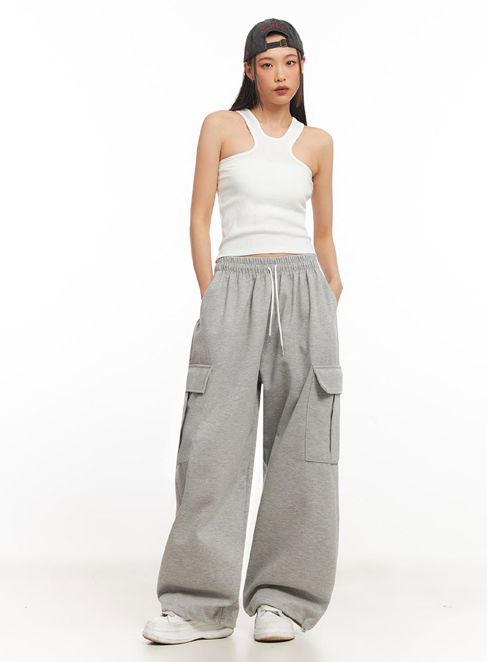 Slim-Fit Cotton Tank Top IA504