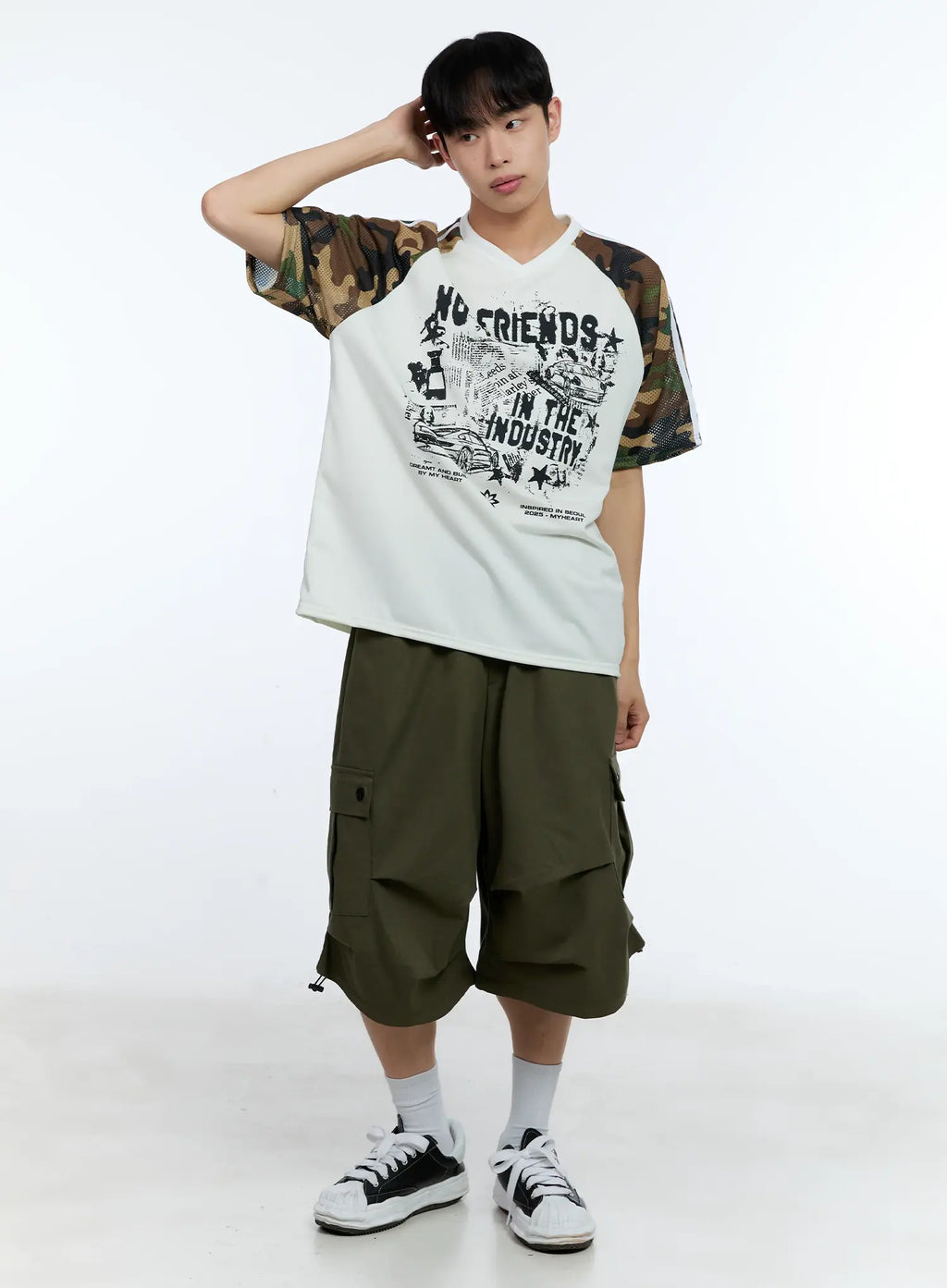 Men's Camo Sleeve Tee IL517